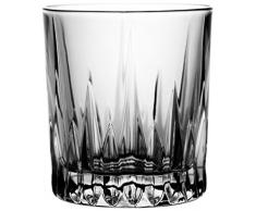Crystaljulia 4327 – Bicchieri Bicchieri da Whisky, cristallo al piombo, moderno, 6 pezzi, in set, 340 ml