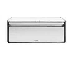 Brabantia 299186 Portapane in Acciaio, Apertura a Ribalta, Anti-Impronte, Inox Satinato FPP