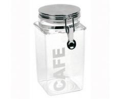 Quid 4036159 - Contenitore per caffè, in plastica trasparente, 14,5 x 11 x 19,5 cm
