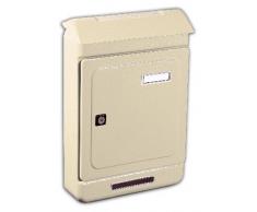 Cassetta postale acc. avorio c/tetto uno/t 395x263x70