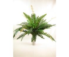 Gt decorations - 80 cm di larghezza seta artificiale verde pianta di felce boston