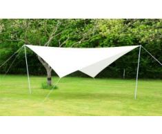 Vela ombra da esterni in Avorio– Quadrangolare 3.6m x 3.6m x 2.2m