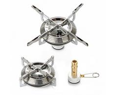 XCSOURCE Portable Picnic Barbecue all'aperto Bruciatore a gas di Campeggio Pieghevole Mini Acciaio Stufa OS349