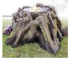 Tronco d' albero Fontana zen