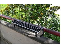 FORNACELLA BARBECUE INOX DA BALCONE PER ARROSTO ARROSRICINI SPIEDINI