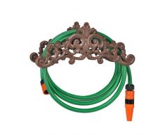 TP-Products - Porta gomma da giardino a parete in ferro battuto