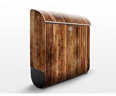 Cassetta postale design I Wooden Hut 39x46x13cm, Größe:46cm x 39cm