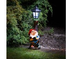 MDL-Gnomo da giardino con luce a energia solare, Post-3071401515)