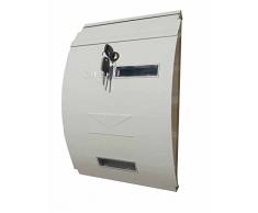 VE.CA-ITALY CASSETTA POSTALE MADE IN ITALY PORTA RIVISTE 100% IMPERMEABILE 34X22X7,5 CM BIANCA
