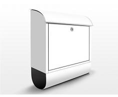 Cassetta postale design I Colour White 39x46x13cm, Größe:46cm x 39cm