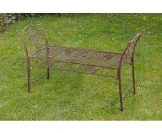 Panca da giardino Nostalgic Ferro Ferro battuto stile mobili antichi panca da
