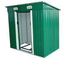 Outsunny - Casetta porta attrezzi da giardino in lamiera in metallo capannone 195x122x180/160 cm