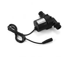 XCSOURCE Pompa dell'acqua di azionamento del motore 12V DC Brushless centrifuga sommergibile liquido pompa 720L / H, 6m / 19.7ft (nero) TE651