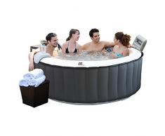 Piscina idromassaggio gonfiabile rotonda da esterno 6 posti diametro 204cm con MOTORE INTEGRATO modello 2017