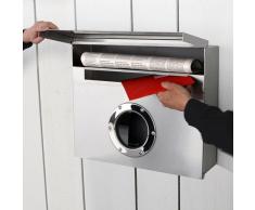 Radius Design Letterman XXL - Cassetta della posta in acciaio INOX In acciaio inox Acciaio inox
