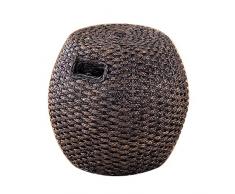 Household Rattan Stool reale Rattan spogliatoio Sgabello in rattan Tavolo da pranzo Sgabello Tempo libero rattan rotonda alto sgabello Sgabello in rattan poltrona Sgabello (colore facoltativo) ( colore : #7 )