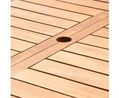 Tavolo legno Balau allungabile 170-235x95x74cm Golden Teak arredo giardino 07467
