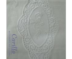 STOFFA TENDA TESSUTO A METRO ANGELI ALT 280cm MACRAME ORGANZA RICAMATA E741