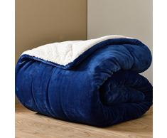 Coperta in cashmere faux/ spesse coperte matrimoniali/ inverno coperte/ Corallo tappeto/ coperta/ flanella coperta/ double coperte-N 180*220cm(71x87inch)