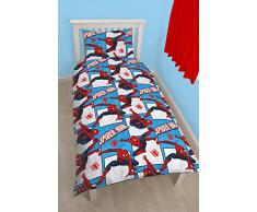 Character World - Biancheria per letto singolo, motivo: Spiderman Ultimate Parker