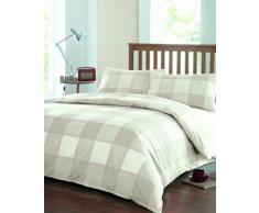 Dreams n Drapes - Set di lenzuola Newquay per letto matrimoniale, colore: Bianco