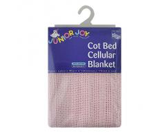 Junior Joy 6150PI Letto Coperta di Cotone, Rosa