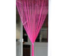 1001 Wohntraum F07 - Tenda a fili, 100 x 200 cm, colore: Rosa