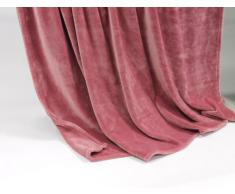 Lifestyle Products - Coperta in microfibra, extra spessa con effetto seta/cashmere, ca. 150 x 200 cm, vari colori, Poliestere, Rosa scuro, 150 x 200 cm