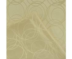 Tessuto Stoffa al metro Cerchi altezza 280 cm - oro M647