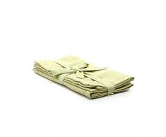 Set tovaglioli greta da 40x40 cm in cotone