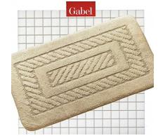 GABEL "CARRE" SET 4pz. TAPPETI BAGNO IN SPUGNA (1 TAPPETO 55x90 - 2 GIRO W 55x45 - 1 COPRI W 50x45 COLORE BIANCO