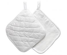 Presine, misura 20x20 cm, bianco, 4pz