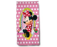 Disney Asciugamano Spugna Minnie Rosa 50 x 100 cm