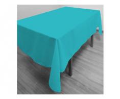 Tovaglia antimacchia rettangolare 140 x 300 cm ALIX turchese