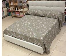 Coperta estiva leggera DREAM tortora matrimoniale (CM.260X270) SOMMA