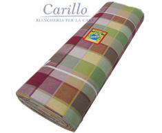 TESSUTO STOFFA TOVAGLIATO TOVAGLIA A METRO ALT 140 cm LINO CANAPA COTONE F646