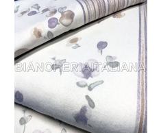 MAE' - VIA ROMA 60 Completo Lenzuola Flanella Singolo 1 Posto NEW SKY (BEIGE)
