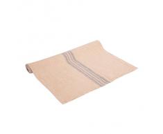 Vaitkute 116006 - Set di 2 asciugapiatti Jara, 100% lino, lavabile a 60º, 350 g/m2, 43 x 70 cm, colore naturale con righe blu