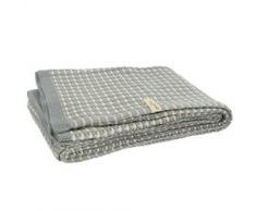 Little Naturals 516-511-00057 - Coperta lavorata a maglia, 75 x 100 cm, colore: Grigio/Beige/Bianco