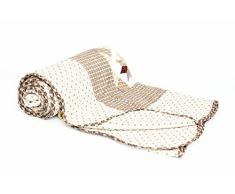 1001 Wohntraum 13D24 - Trapunta patchwork Rebecca, con stelle in stile Shabby Chic/Vintage, dimensioni: 230 x 250 cm