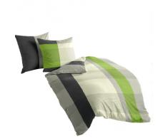 Bierbaum - Biancheria da letto in raso, Multicolore, 155 x 220 cm