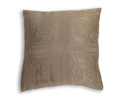 Fodera per cuscino in cotone piqué 60 x 60 cm ABC tortora