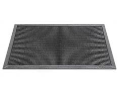 HMT - Zerbino in gomma, colore: Nero, nero, 60 x 80 cm