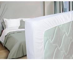 Nuit des Vosges 2094459 Cotoval Lenzuolo con angoli cotone in tinta unita Bianco 80 x 190 cm