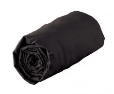 Douceur dIntérieur, Coprimaterasso in jersey, 90 x 190 cm, Nero (Schwarz)