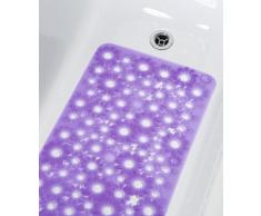 Spirella, Tappeto antiscivolo per vasca da bagno 70 x 35 cm, Viola (Lila)