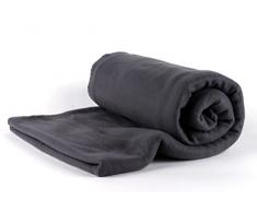Coperta di lusso in pile di Betz, colore: grigio antracite, misura: 130 x 170 cm