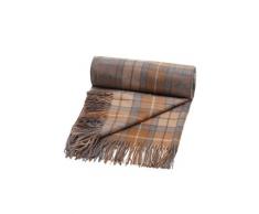Lusso 100% puro cashmere Coperta scozzese Natural Buchanan Taglia unica