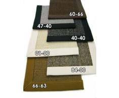 Sisal tappeto bordi tappeto Salvador Premium fibra naturale con bordo 5 cm, 47-42, 140 x 200 cm