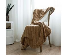 Upper-Coperta, una coperta in cashmere, una coperta in cashmere, Nordic casual coperta di cotone, coperta,Cammello